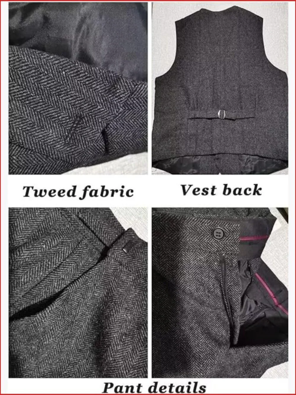 N/A retro herringbone